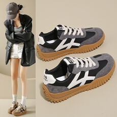 批发2025小白鞋女秋季新款<b class='q'>韩版</b>ins女学生休闲运动百搭板鞋街拍女鞋潮