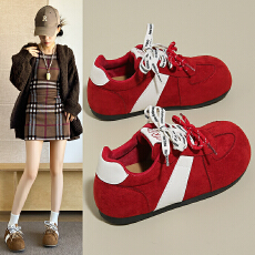 批发2025美拉德女秋季新款<b class='q'>韩版</b>ins女学生休闲运动百搭板鞋街拍时尚鞋