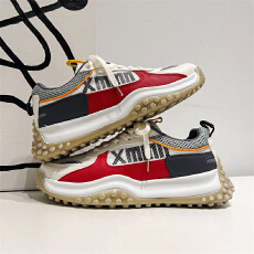 批发阿甘鞋2025秋季新款男士休闲<b class='q'>百搭</b>厚底潮鞋跑步时尚经典运动男鞋