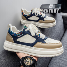 批发男士四季可穿舒适透气平跟浅口纯色休闲百搭日常无系带男款板鞋