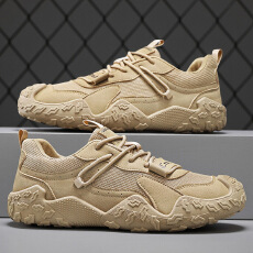 批发新款<b class='q'>秋</b>冬季2025男鞋高帮休闲运动鞋时尚百搭舒适防滑男士劳保潮鞋