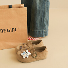 批发2026春季新款勃肯鞋ins可爱女学生懒人一脚蹬全托休闲鞋街拍女鞋