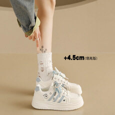 批发2026小白鞋女春季卡通小狗ins女学生休闲运动百搭板鞋街拍