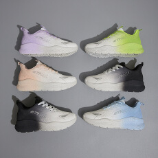 批发ins潮韩版飞织运动鞋情侣2026春季新款学生跑步<b class='q'>休闲</b>增高街拍