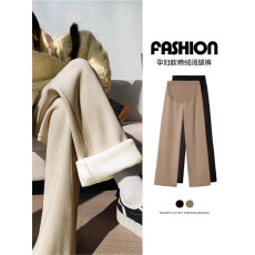 批发孕妇裤春秋冬加绒加厚款外穿舒适休闲托腹保暖长打底裤子孕妇秋装