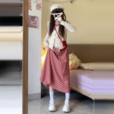 批发高级感长袖针织<b class='q'>连衣裙</b>子2025早秋季新款女装小个子<b class='q'>长裙</b>套装约会裙