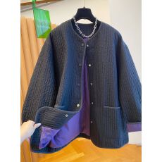 批发原版质量 <b class='q'>大码</b>200斤超好看轻夹棉外套女秋冬新款中长款宽松上衣潮