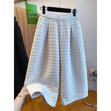 批发原版质量 大码300斤欧货格子棉<b class='q'>裤</b>女25秋冬宽松夹棉阔腿<b class='q'>裤</b><b class='q'>八分</b><b class='q'>裤</b>潮