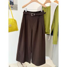批发高质量大码200斤韩系百搭显瘦阔腿裤<b class='q'>女</b>秋廓形垂感直筒休闲<b class='q'>长裤</b>潮
