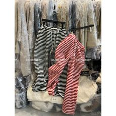 批发原版大码300斤韩系羊羔毛保暖条纹<b class='q'>裤</b>女冬松紧腰抽绳休闲阔腿<b class='q'>裤</b><b class='q'>潮</b>