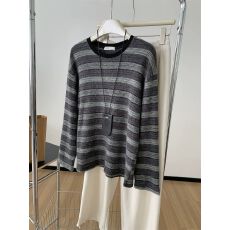 批发原版质量 特<b class='q'>大码</b>300斤条纹T恤<b class='q'>女</b>秋冬加厚糯米绒冬仿兔绒打底衫潮