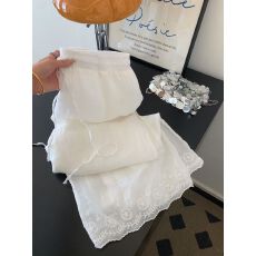 批发原版<b class='q'>大码</b>有内衬新中式国风刺绣九分阔腿裤女2026春夏新款休闲裤潮