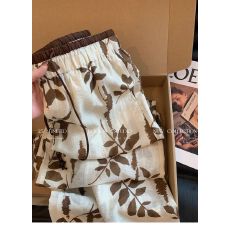 批发原版面料300斤韩系度假风复古阔腿裤女春夏垂感拖地显瘦休闲裤潮