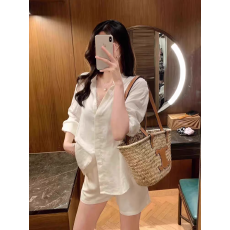 批发白色棉麻防晒衬衫女夏季薄款小个子宽松休闲衬衣开衫外套长袖上衣