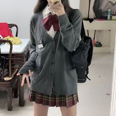 批发<b class='q'>明星</b><b class='q'>同款</b>JK学院制服<b class='q'>套装</b>毛衣开衫外套日系正版校供针织秋季全套