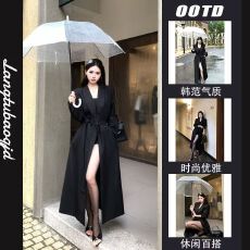 批发长款过膝高级感西装外套女2026秋季新网红爆款气质西服超好看大衣