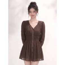 批发法式气质宽松显瘦设计感<b class='q'>长袖</b><b class='q'>衬衫</b>女秋季新款百搭遮肉中长款上衣
