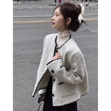批发法式小香风短款<b class='q'>外套</b><b class='q'>女</b>春秋2026新款高端名媛气质小个子冬季高级感