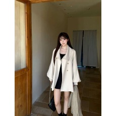 批发时尚洋气减龄千金风中长款收腰<b class='q'>风衣</b>女<b class='q'>韩版</b>显瘦秋季新款休闲外套潮