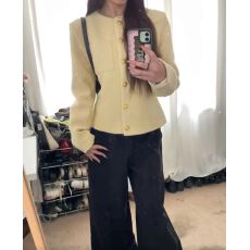批发气质叠穿高级小香风外套法式潮流短款名媛千金上衣新款秋<b class='q'>冬</b>款开衫