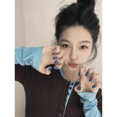 批发韩系假两件撞色长袖t恤设计感半开领内搭<b class='q'>打底</b>衫别致<b class='q'>上衣</b>