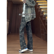 批发原宿时尚简约慵懒流行新款气质牛仔裤百搭文艺潮流日系ins