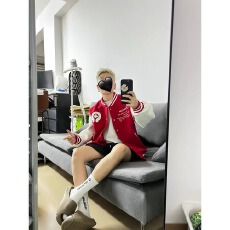 批发2025<b class='q'>春</b>秋痞帅外套男ins高街潮牌港风日系原宿风韩版潮流宽松夹克