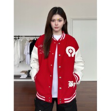 批发2025<b class='q'>春</b>秋痞帅外套男ins高街潮牌港风日系原宿风韩版潮流宽松夹克