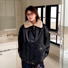 批发美式复古夹棉加厚皮衣外套男女痞帅情侣羊羔毛拼接皮棉服