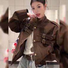 批发灯芯绒夹克短外套女春秋季气质高级感2025秋<b class='q'>冬</b>新款小个子洋气小众