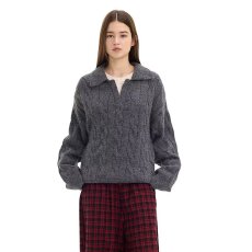 批发翻领polo毛衣<b class='q'>男</b>女套头<b class='q'>长袖</b>针织衫秋季2025新款韩版宽松慵懒上衣