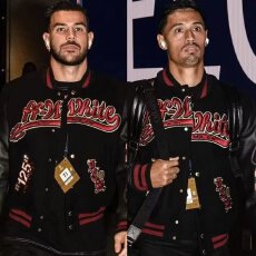 批发美式PU拼接棒球服外套女2025春秋新款宽松设计感刺绣百搭<b class='q'>夹克</b>上衣