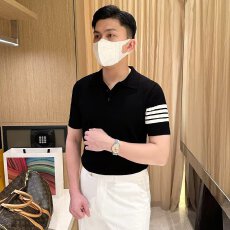 批发纯色polo衫男短袖<b class='q'>t</b><b class='q'>恤</b><b class='q'>夏季</b>痞帅<b class='q'>衬衫</b>领上衣美式宽松百搭五分袖体恤