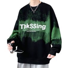 批发M-8XL 圆领卫衣男春秋款潮牌长袖<b class='q'>t</b><b class='q'>恤</b>宽松休闲帅气打底衫学生外套