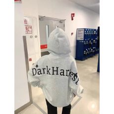 批发原版刺绣 情侣纯棉华棉320g复合银狐绒420g连帽<b class='q'>男</b>女卫衣外套