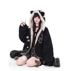 批发毛绒耳朵 原宿ins慵懒流行百搭<b class='q'>日系</b>新款时尚潮流简约气质文艺