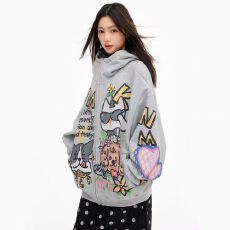 批发有内抽 纯棉华棉复合 纯棉螺口 连帽拉链外套秋冬开衫