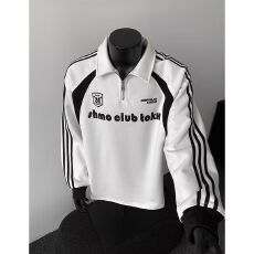 批发半拉链2025年卫衣男女<b class='q'>秋</b>季新款美式潮流宽松上衣服休闲套头外套