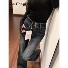 批发美式复古微喇<b class='q'>牛仔裤</b>女2026春季新款百搭高腰显瘦<b class='q'>修身</b>喇叭裤长裤