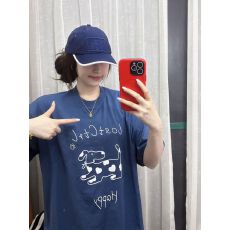 批发230克纯棉夏季宽松设计感小众<b class='q'>街头</b>纯棉短袖T恤潮