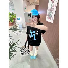 批发230克纯棉夏季宽松设计感小众<b class='q'>街头</b>纯棉短袖T恤潮