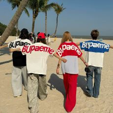 批发贴皮刺绣+内里铺布 情侣纯棉230克精梳紧密男女短袖<b class='q'>t</b><b class='q'>恤</b>