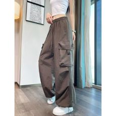 批发工装<b class='q'>裤</b>2025新款秋季洋气高腰直筒休闲宽松美式运动<b class='q'>裤</b>潮