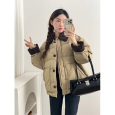 新款棉服女冬短款小个子宽松加厚棉衣棉袄韩版小香风外套潮工作服