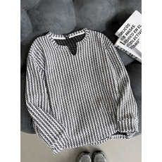 批发实拍300克原版<b class='q'>长袖</b><b class='q'>t</b><b class='q'>恤</b>打底衫<b class='q'>男</b>女薄秋季新款鱼骨纹小V领上衣