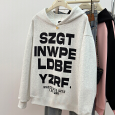 批发实拍卫衣男女情侣装春秋薄2025春秋新款宽松印花<b class='q'>外套</b>连帽<b class='q'>韩版</b>上衣