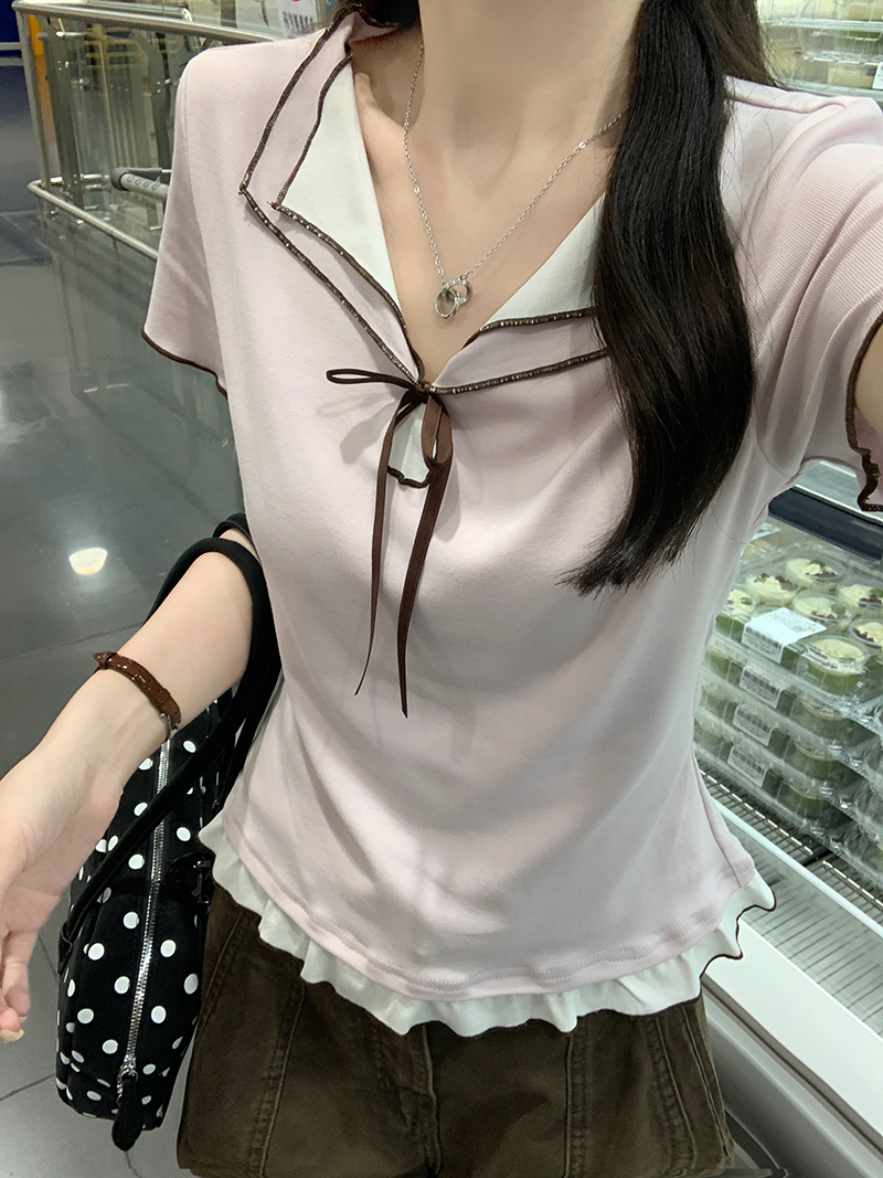 BY27425# 短袖t恤女装...