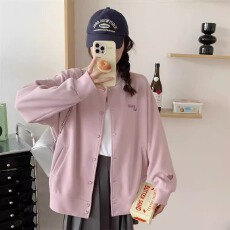 批发官图米呢复合330克2026春秋刺绣开衫<b class='q'>外套</b>长袖上衣潮<b class='q'>大码</b>女装200斤