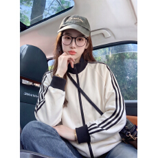 批发官图华夫格复合牛奶丝380克薄卫衣<b class='q'>女</b>装春秋拉链<b class='q'>开衫</b>外套上衣