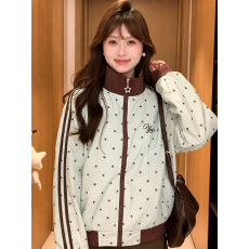 批发官图大码<b class='q'>女装</b>200斤薄款卫衣潮春秋刺绣立领拉链开衫<b class='q'>外套</b>上衣